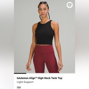 Lululemon Align™ High-Neck Tank Top